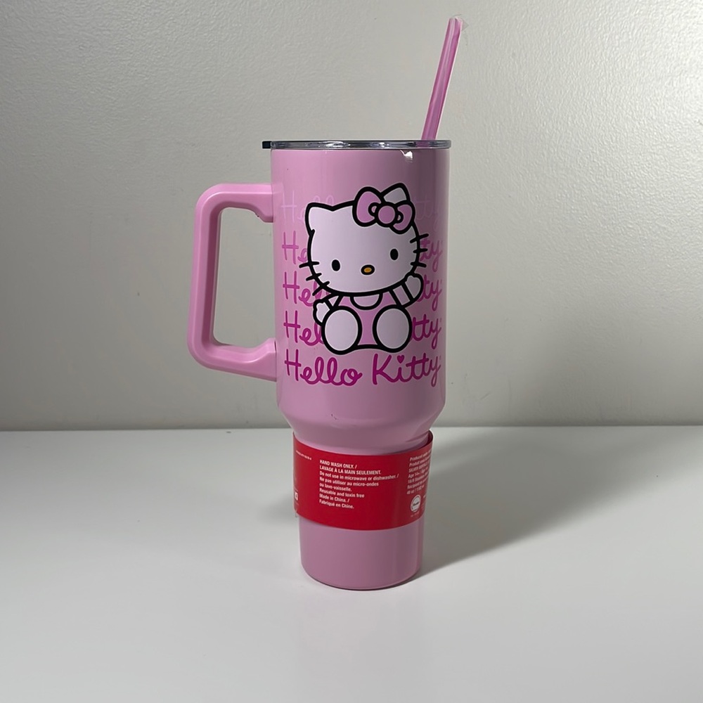 Hello Kitty Pink Stainless Steel Tumbler - Picture 1 of 5